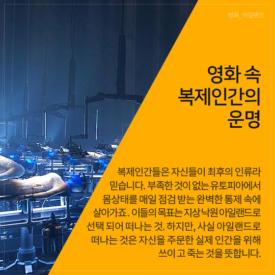 영화 속 복제인간의 운명
