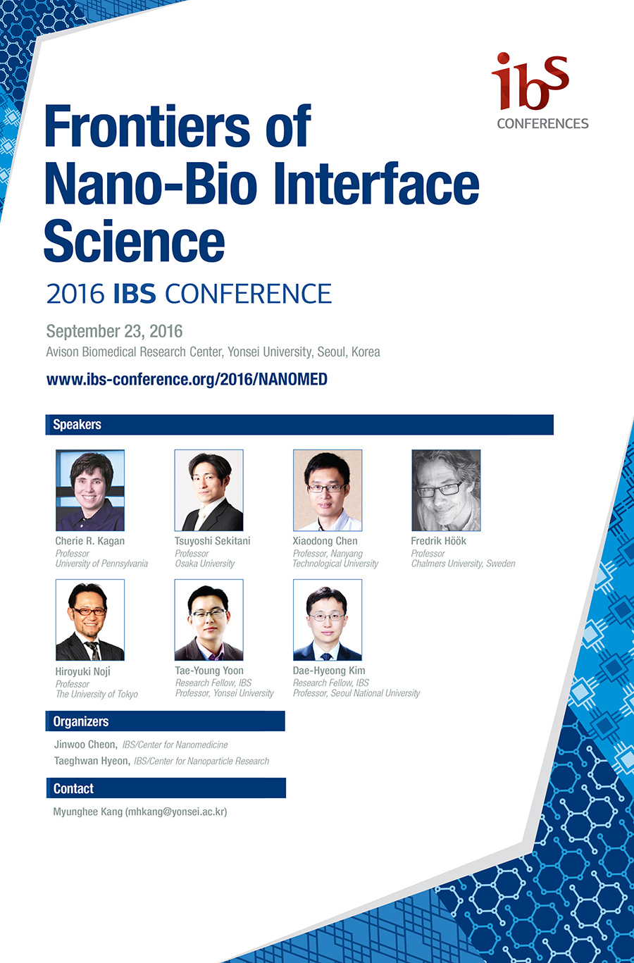 IBS Conference on Frontiers of Nano-Bio Science Poster