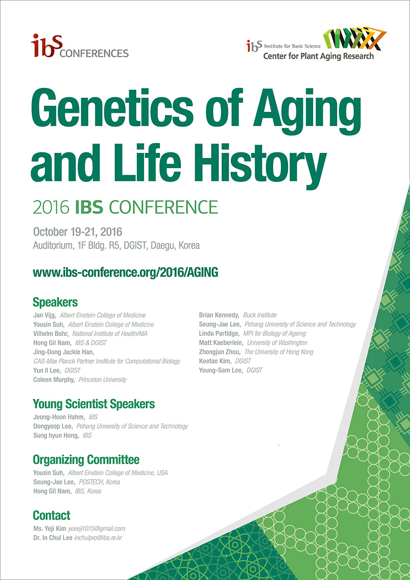 IBS Conference on Genetics of Aging and Life History Poster