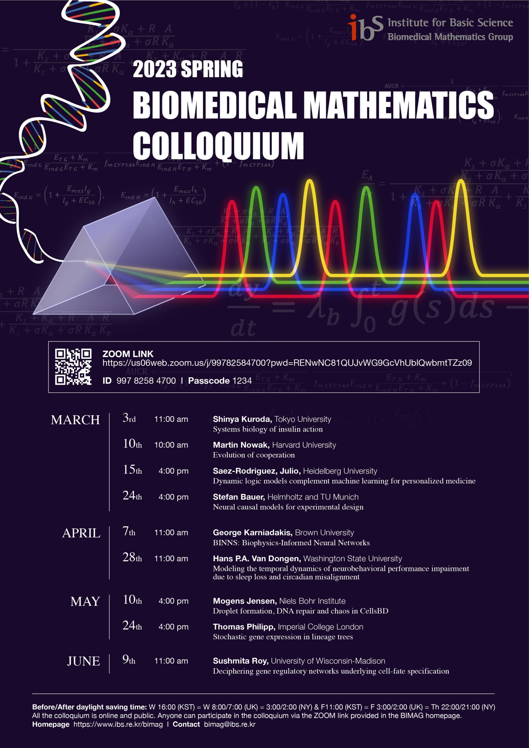 IBS Biomedical Mathematics Group - Biomedical Mathematics Group