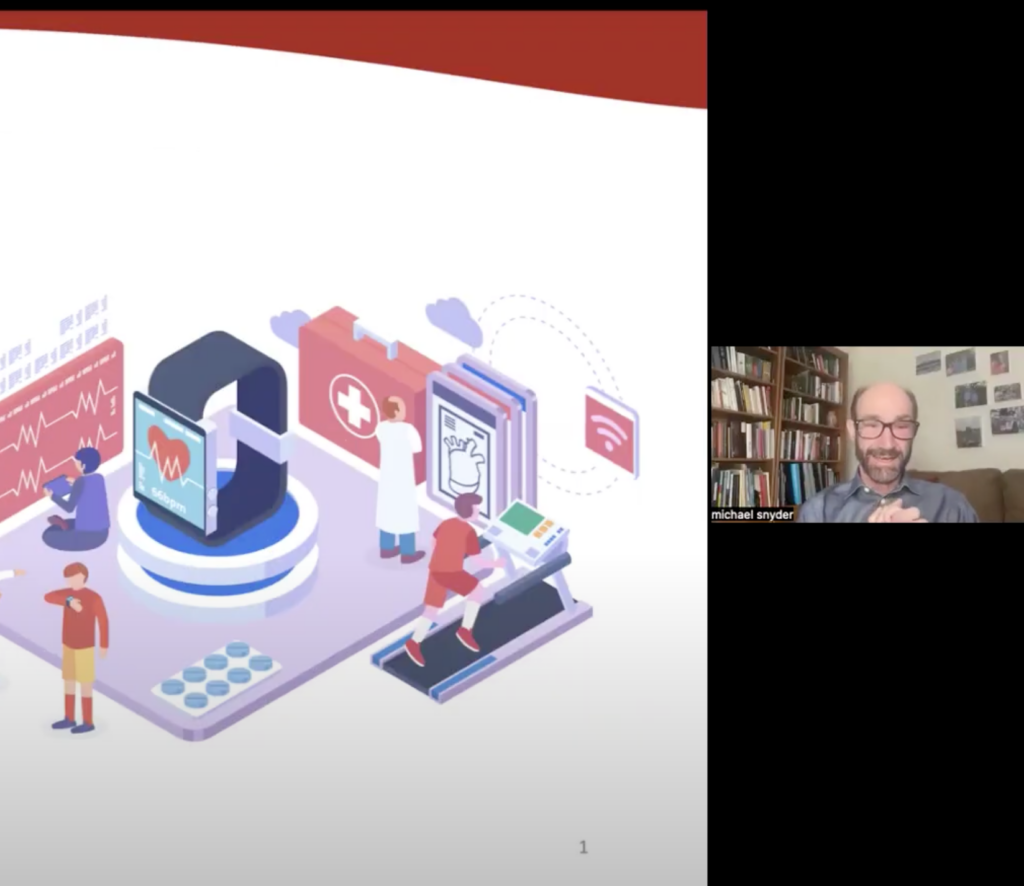 Michael Snyder gave an online talk titled “Disrupting Heathcare Using Deep Data and Remote Monitoring” at the IBS Biomedical Mathematics Colloquium.