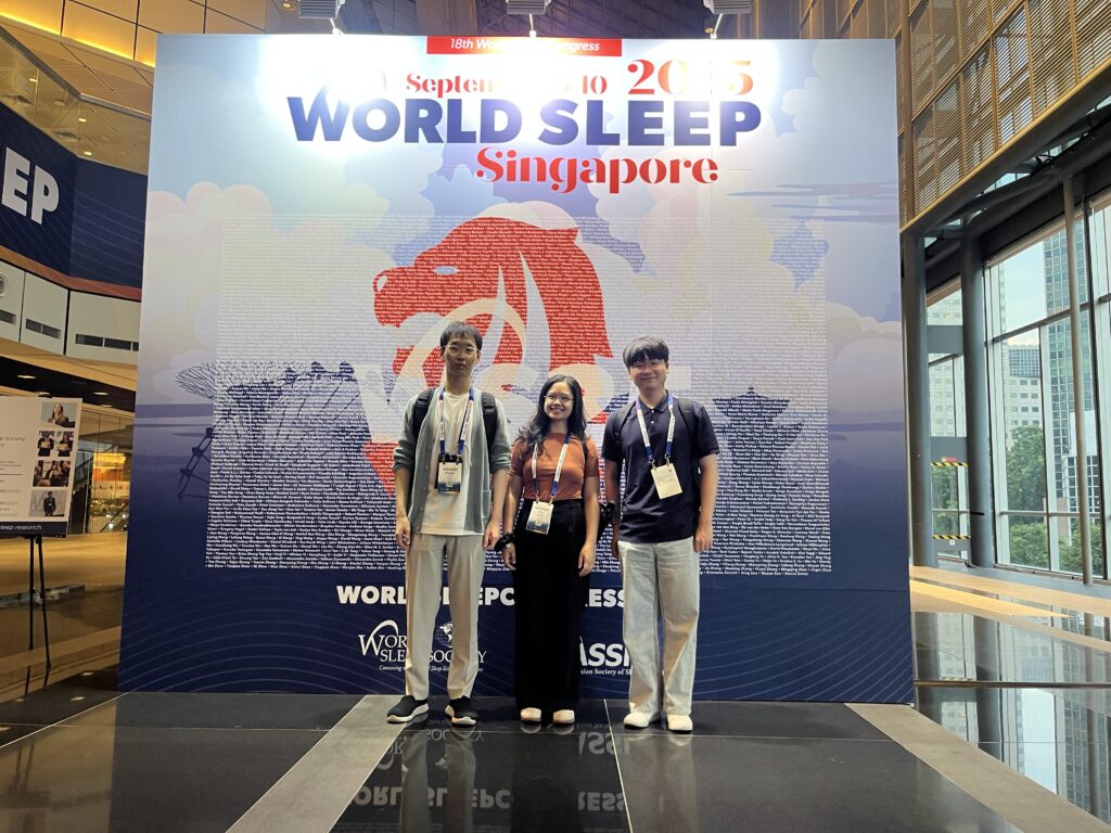 BIMAG members participated in World Sleep 2025. BIMAG 멤버들이 World Sleep 2025 학술행사에 참여했습니다.