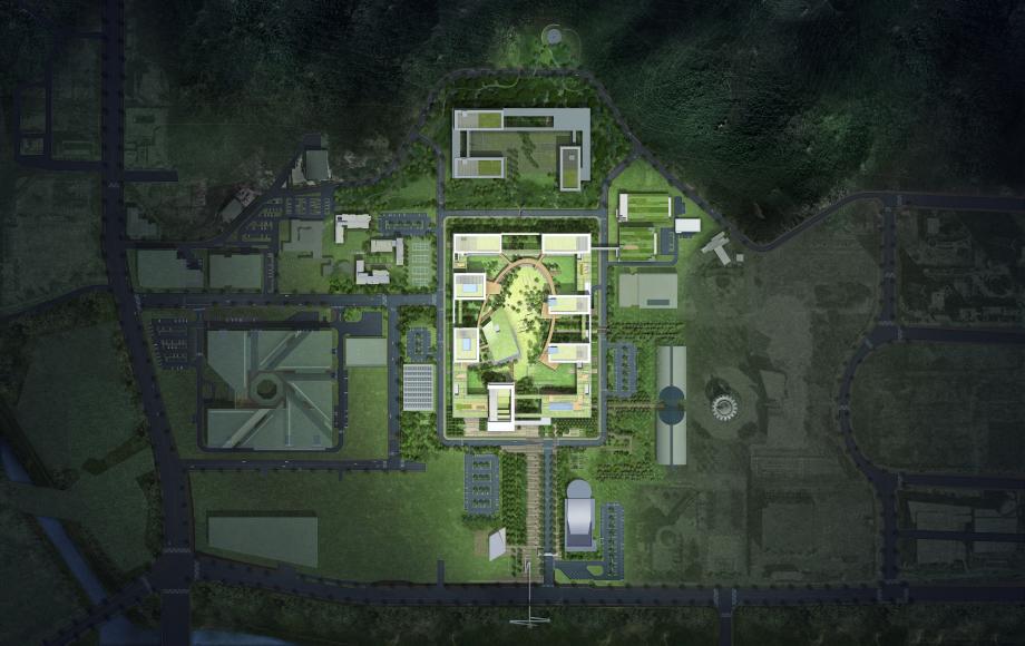 The site plan of IBS Complex