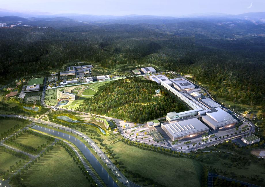 Bird’s-eye view of RISP facilities