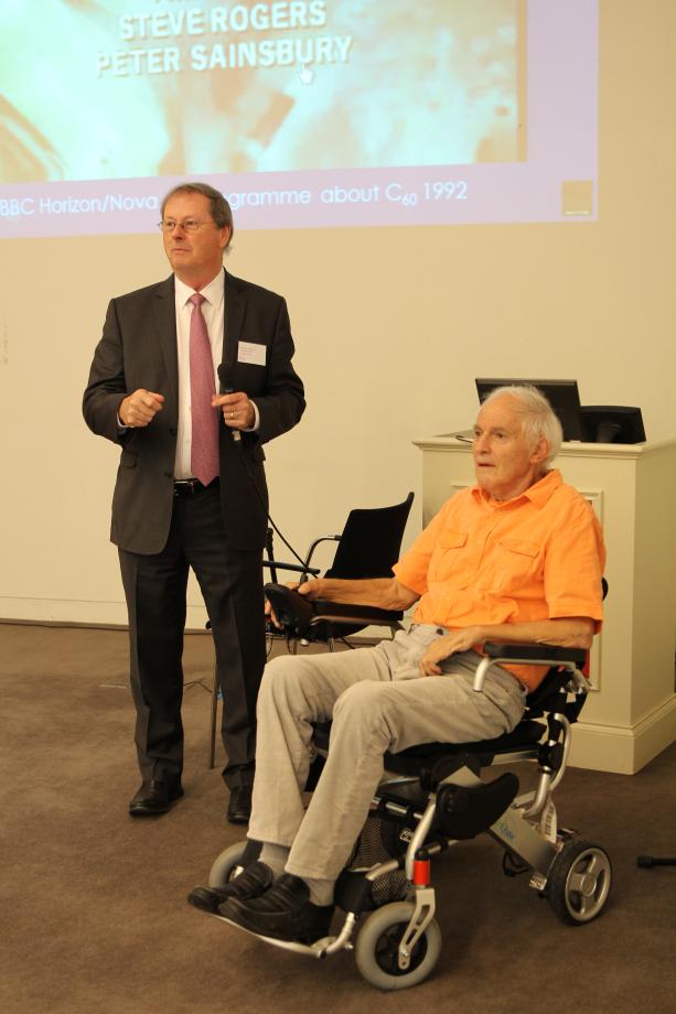 Professor Anthony Cheetham and Professor Sir Harry Kroto