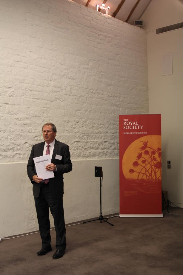 Welcome and introduction - Professor Anthony Cheetham(vp RS)