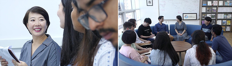 이준이 연구위원은 열린 마음, 열린 사고 그리고 동등한 관계 속 신뢰를 과학자로서 가장 중요하게 생각하는 덕목으로 꼽았다. 연구주제 토론이나 랩미팅이 화기애애한 분위기 속에서 진행돼 늘 웃음이 끊이지 않는다.  