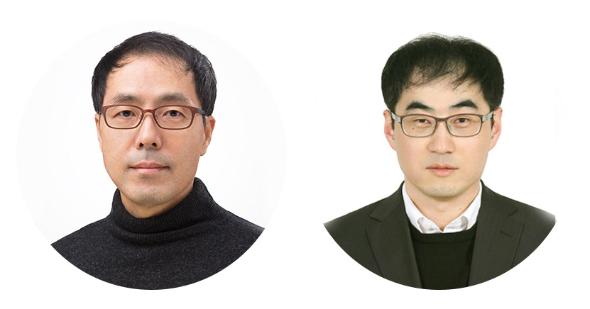 조민행 IBS 분자 분광학 및 동력학 연구단장(왼쪽)과 곽경원 연구위원.