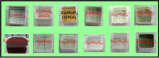 연구진이 개발하고 시험한 결정 12개