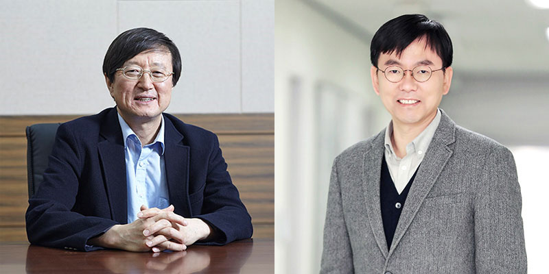 남창희 초강력 레이저과학 연구단장(왼쪽)과 김창영 강상관계 물질 연구단 부단장(오른쪽)