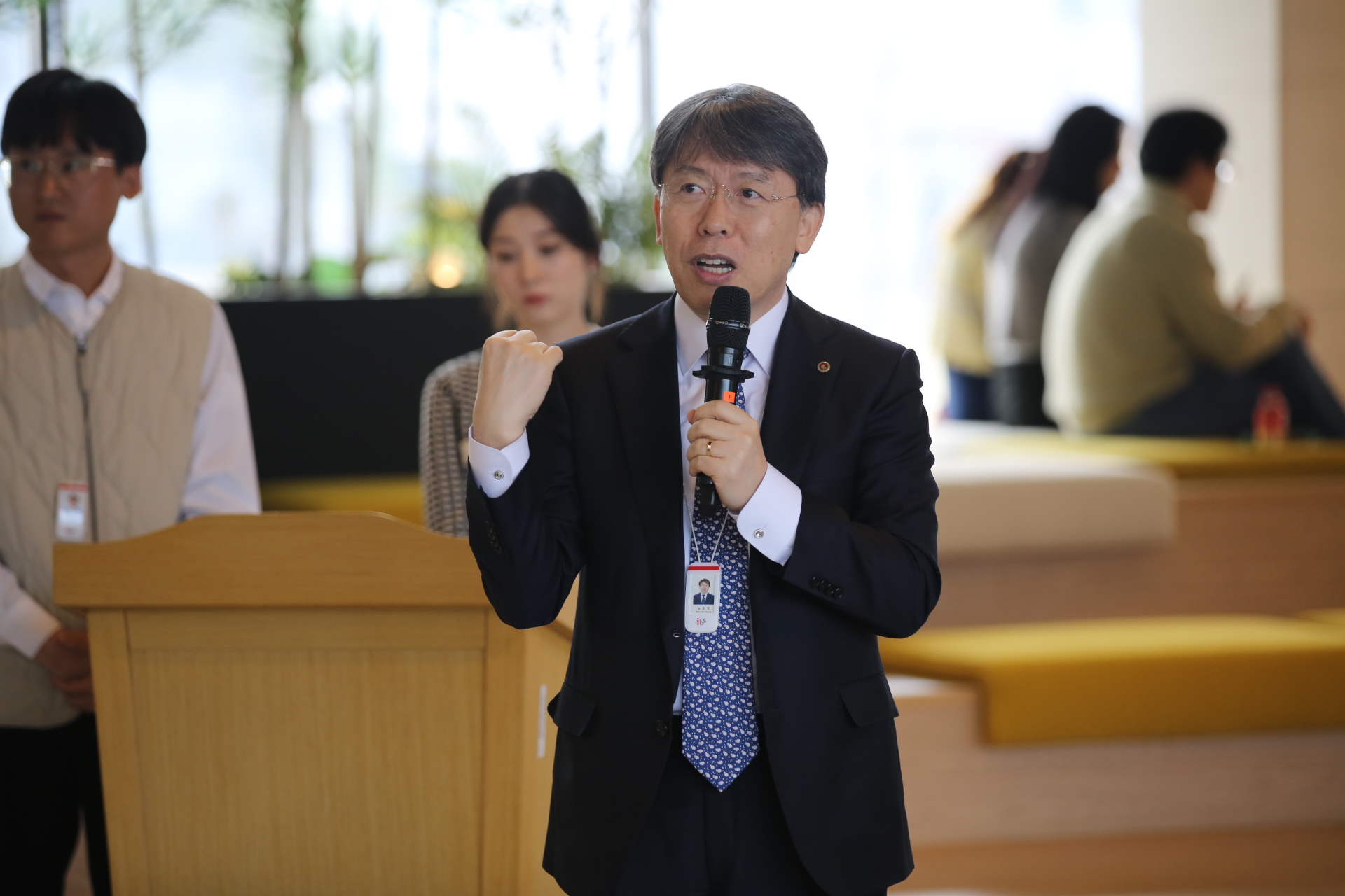 ▲ 노도영 IBS원장 인사말