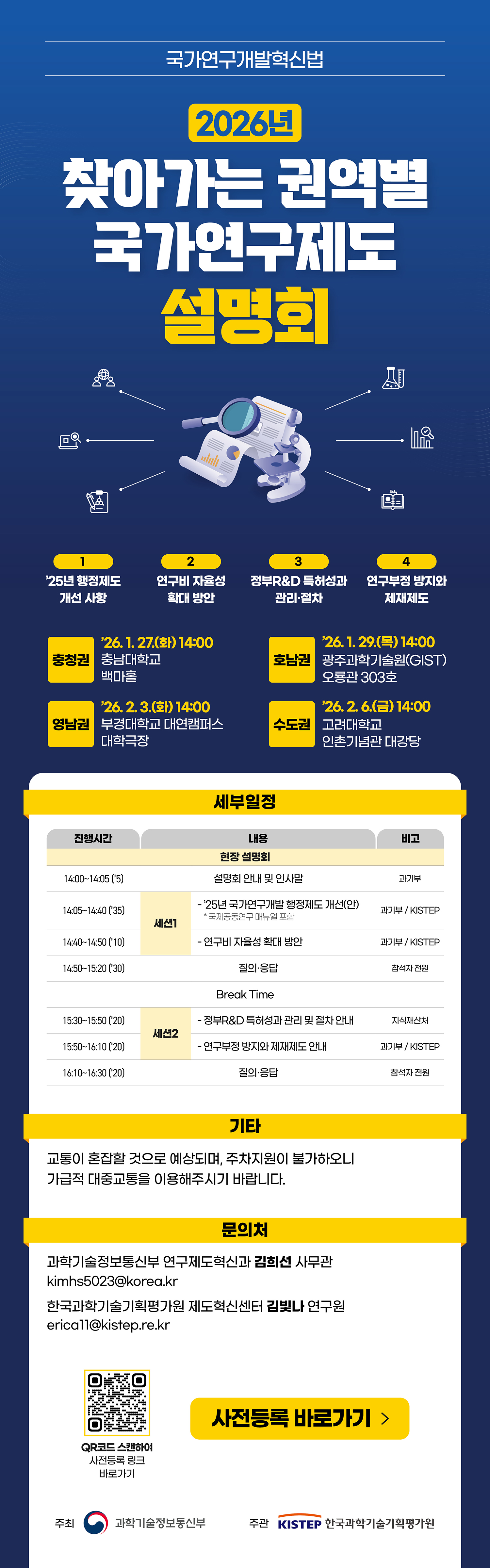 2026년 찾아가는 권역별 국가연구제도 설명회