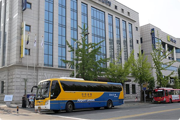 Daejeon bound buses