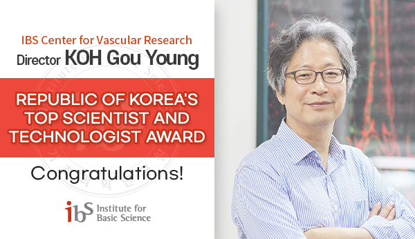 IBS Center for Vascular Research
Director KOH Gou Young
Republic of Korea