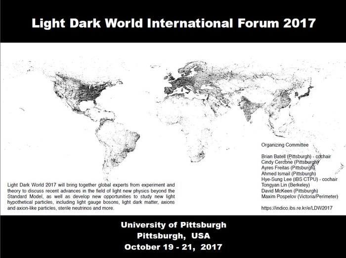 Light Dark World International Forum 2017 Poster