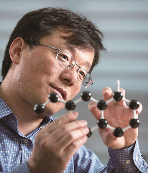 Feng Ding, Group leader of the IBS Center for Multidimensional Carbon Materials (CMCM) (Credit: UNIST)