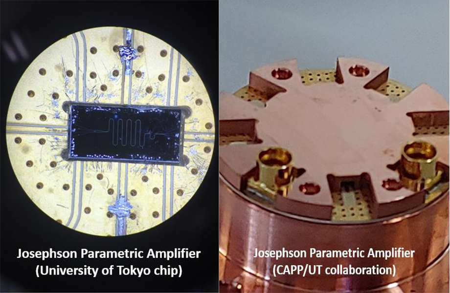 Fig. 4 Josephson parametric amplifier from Professor’s Nakamura group, University of Tokyo