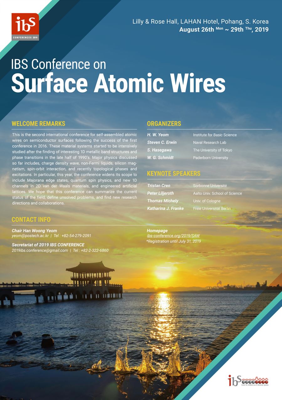 IBS Conference on Surface Atomic Wires