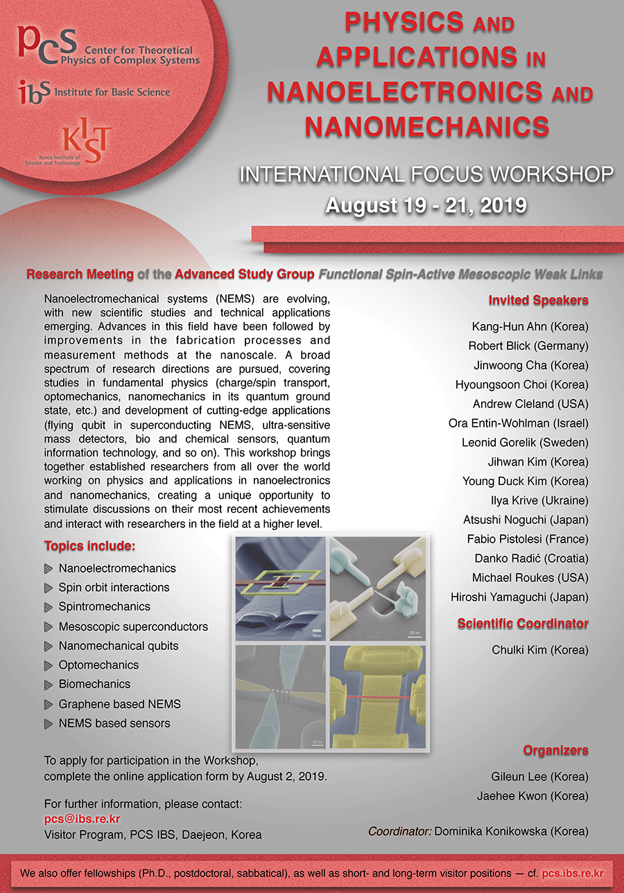 IBSPCS-KIST International Focus Workshop