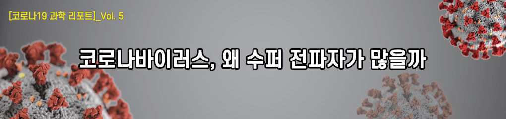 코로나19 과학리포트_vol5 코로나바이러스, 왜 수퍼 전파자가 많을까