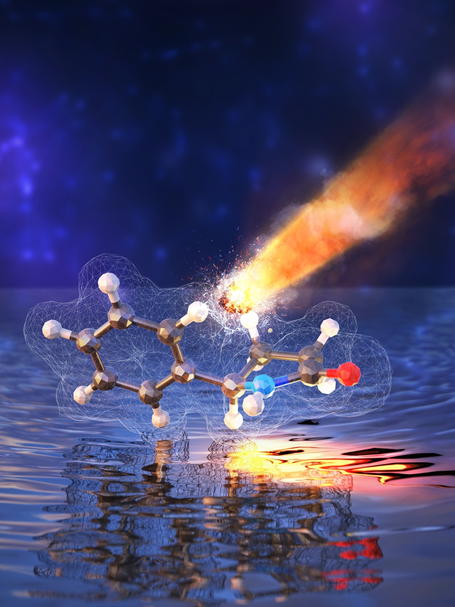 He published the paper on gamma-lactams, which are materials for new drugs, in Science last year and in Nature Catalysis this year. An imaginative diagram for iridium catalyst enabling selective synthesis of chiral gamma-lactams that are drug components that have no side effects .