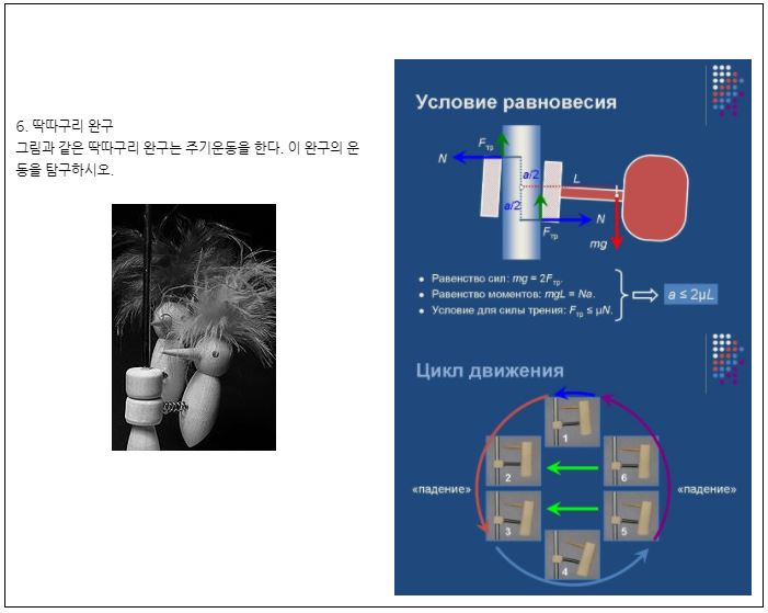 IYPT 2012년 문제와 이를 풀이하는 과정(예)