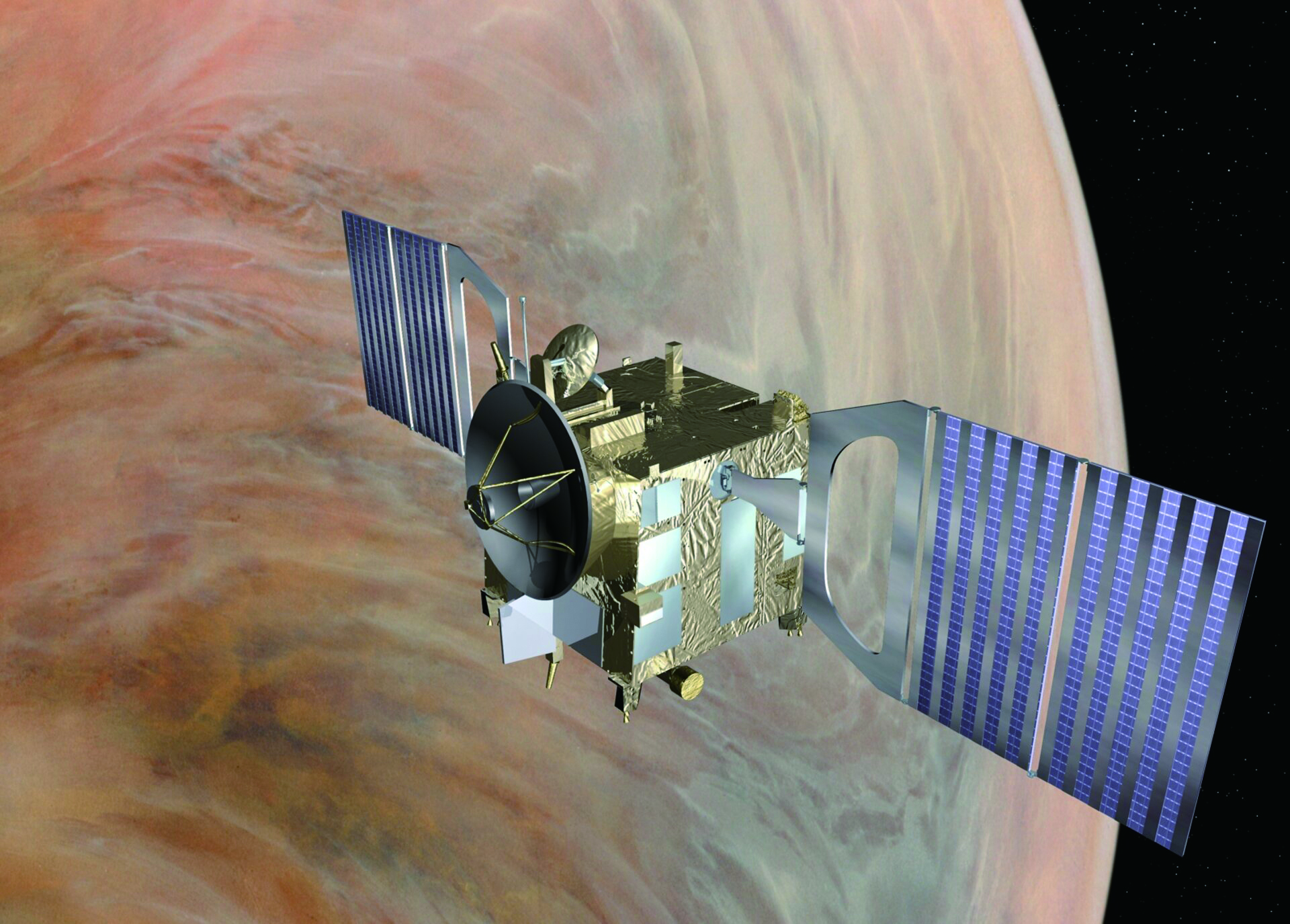 2005년 발사해 2014년 
            임무를 종료한 ESA의 금성  탐사선 ‘비너스 익스프레스 