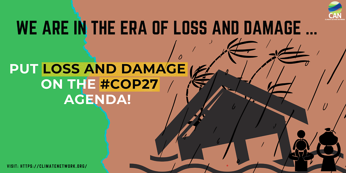 사진9(출처:climatenetwork.org) ‘손실과 보상’이라는 의제를 처음으로 채택한 COP27