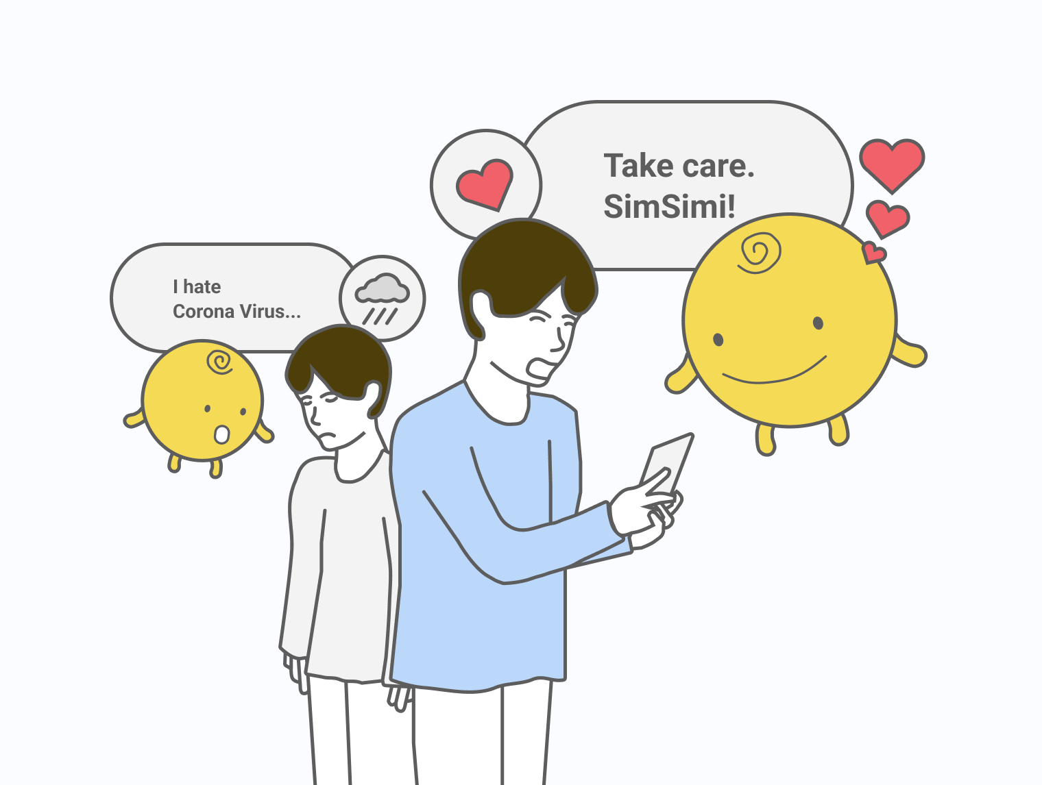 Figure 3. During the Covid-19 pandemic, users sought health-related information and shared emotional messages with the chatbot, indicating the potential use of chatbots to provide accurate health information and emotional support.