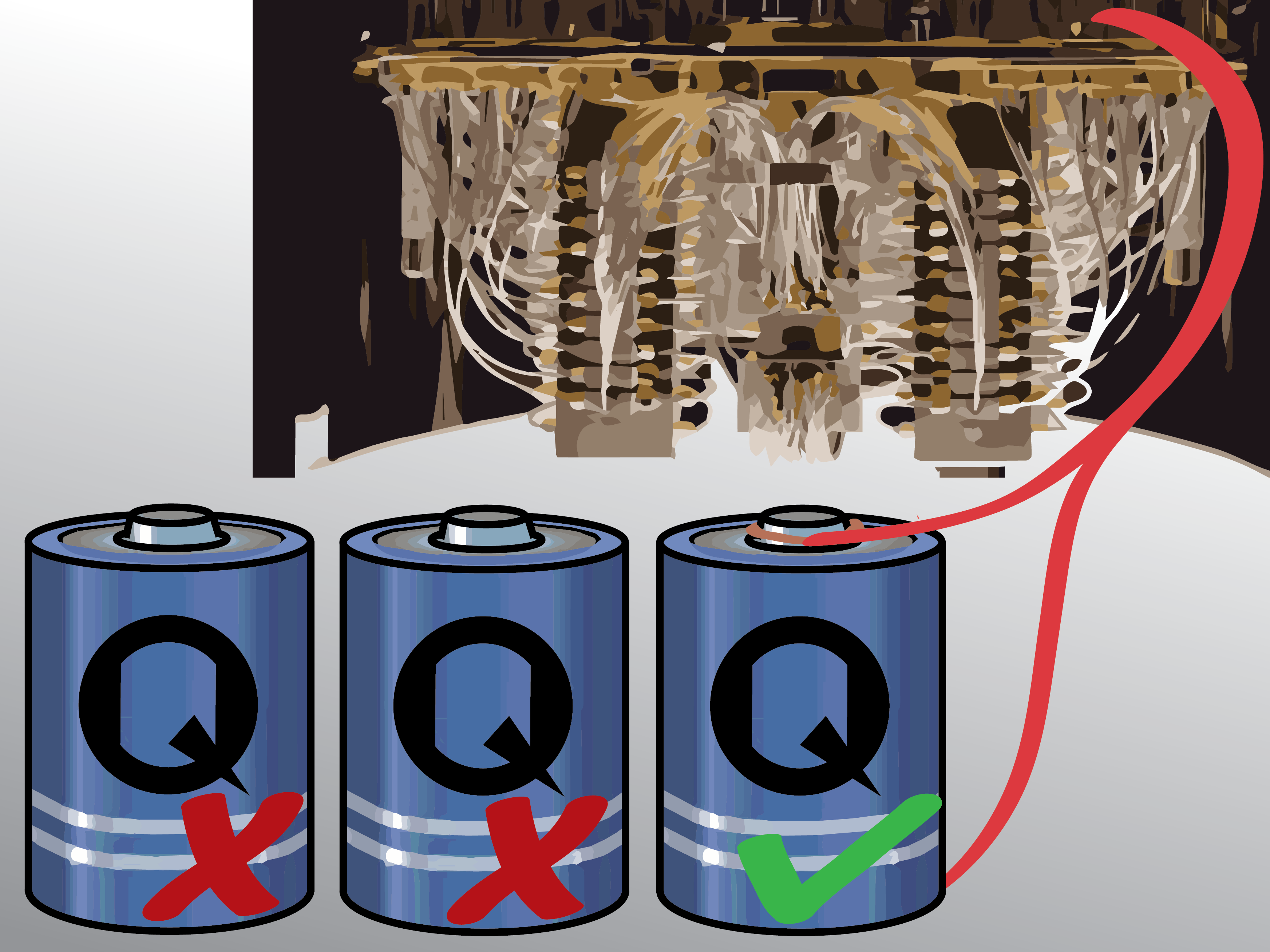 Figure 1. Our technological ability determines how much energy we can extract from a quantum source. This determines the current best energy source and possible best future sources if our technology surpasses a certain threshold. These can power our quantum computers, quantum sensors, quantum encryption platforms, and other quantum devices.
          